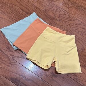 Alphalete biker shorts bundle of 3